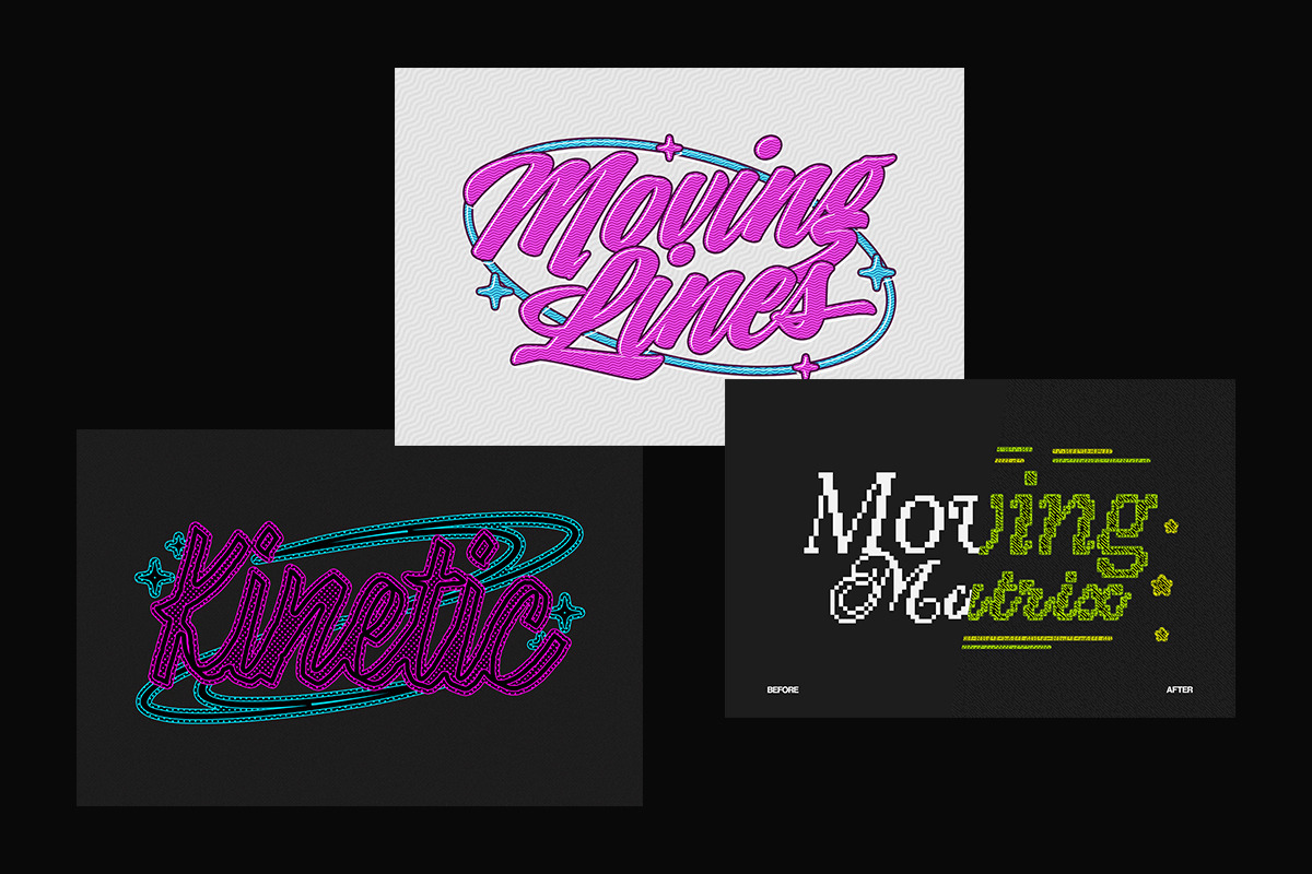 Retro Psychedelic Text Effects, a Layer Style Add-On by Matsero (Photo 2 of 4)
