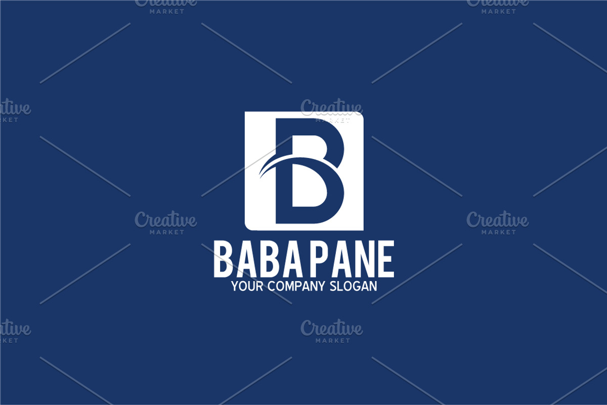 Baba Pani - Letter B Logo, a Branding & Logo Template by shazi (Photo 2 of 4)