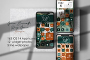 Green Boho Aesthetic iOS 14 icons, an Icon by velychko.ua (Thumbnail 7 of 9)