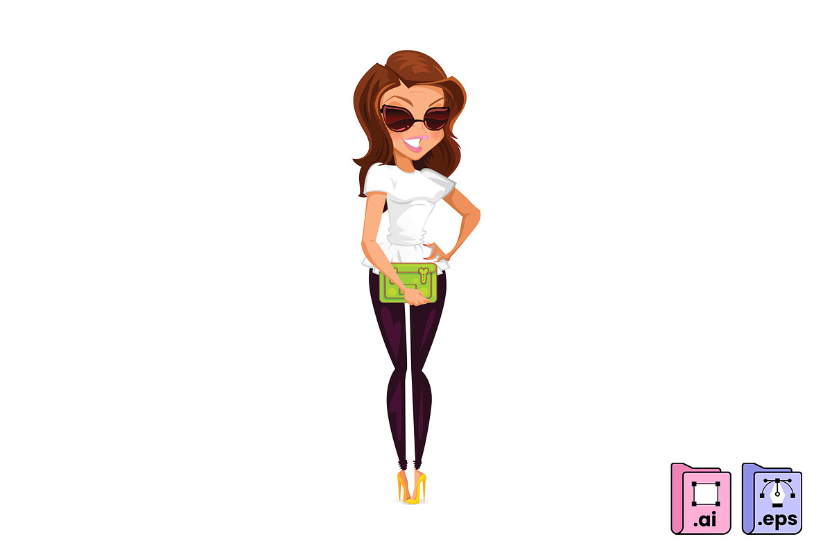 Illustration of a Fashionista, a Person Illustration by MISS CHATZ (Photo 2 of 3)