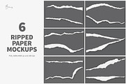 Ripped Paper Textures & Mockups, a Texture Graphic by Gravito (Thumbnail 8 of 9)