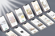 Realistic 3D iPhone Mock-Up Bundle 3, an iPhone Mockup by Graphicsworld125 (Thumbnail 9 of 15)