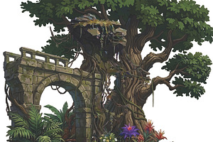 Lost Civilization Jungle Environment
