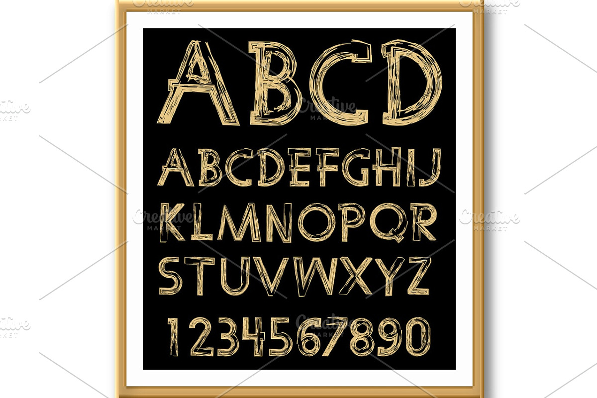 Graphic vector alphabet, an Icon by RODINA (Photo 2 of 3)