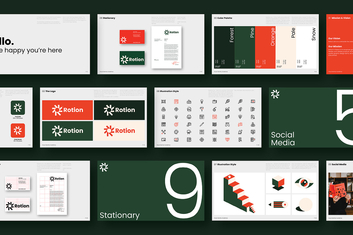 Brand Guidelines Template - Figma, a Presentation Template by Typefool's Shop (Photo 3 of 10)
