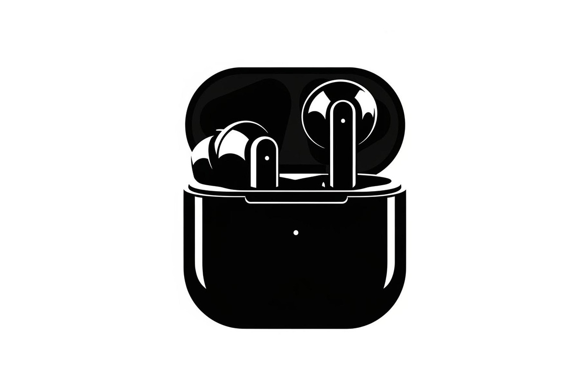 50 Wireless Earbuds Silhouette Icon, an Illustration by abu67222 (Photo 44 of 51)