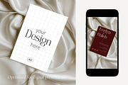 Beige Wedding Invitation Mockup, a Mockup by Serenefeeling (Thumbnail 5 of 6)