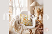 Pillow mockup, a Product Mockup by MoMockups (Thumbnail 5 of 6)