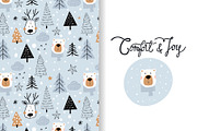 Scandinavian Christmas elements, an Animal Illustration by Letto studio (Thumbnail 3 of 8)