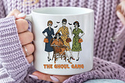 Vintage Skeleton Women PNG, an Illustration by Craft Nest (Thumbnail 5 of 6)