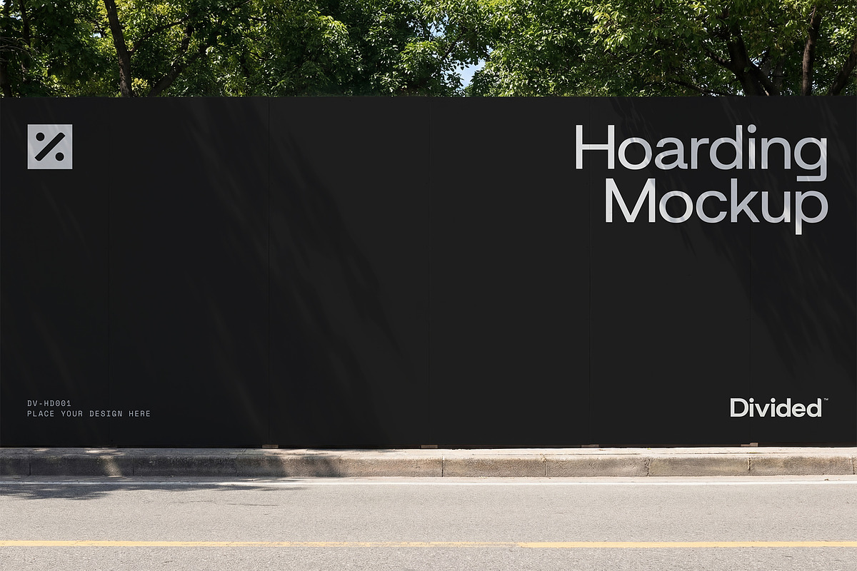 Hoarding Mockup DV-HD001, a Mockup by Divided.co (Photo 2 of 3)
