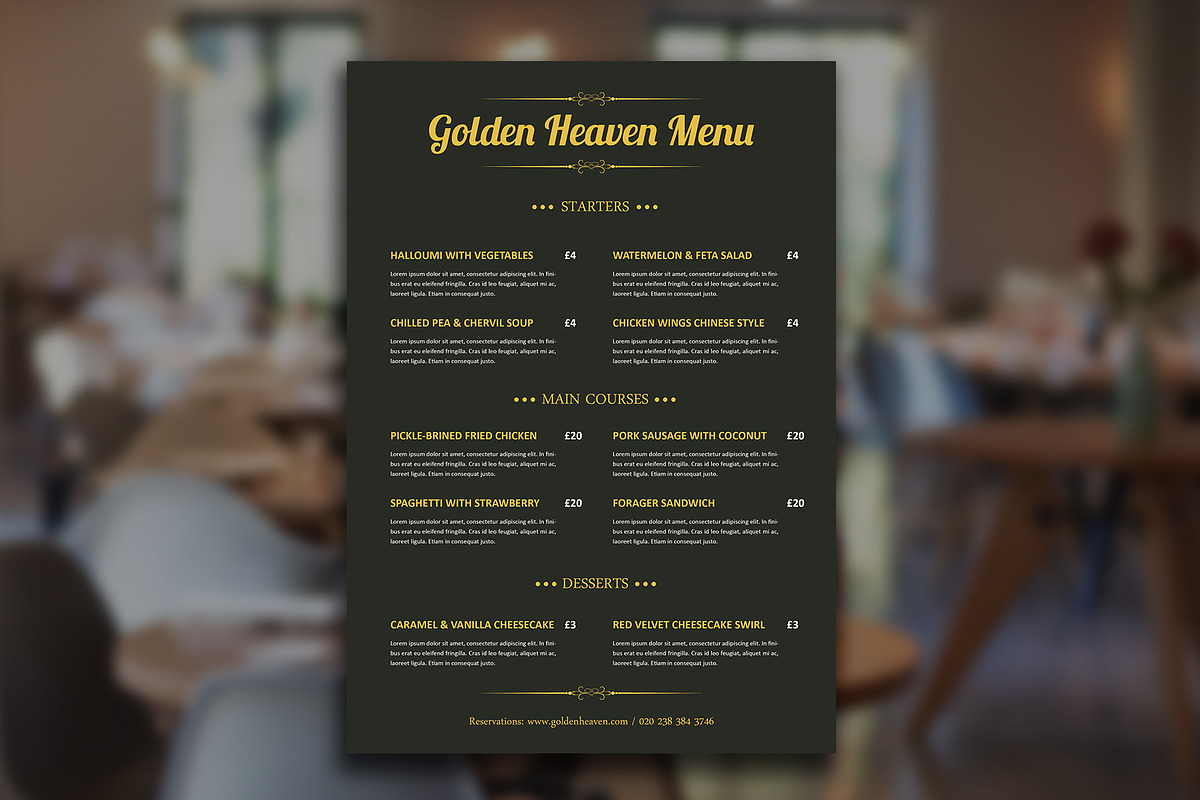 Elegant Menu Bundle (10 Templates), a Templates & Theme by Carlos Fernando (Photo 3 of 10)