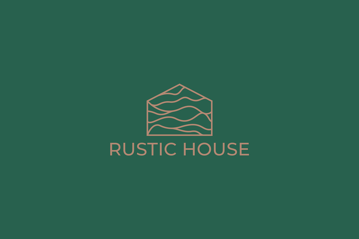 Real Estate Logo Nature Rustic House, a Branding & Logo Template by Signatoro (Photo 1 of 2)