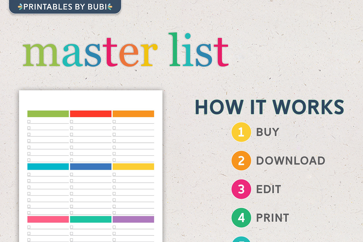 To-Do List Checklist Template, a Stationery Template by Printables by Bubi (Photo 10 of 10)