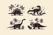 Dinosaur illustrations & patterns, an Animal Illustration by Alexey Boychenko (Thumbnail 3 of 8)