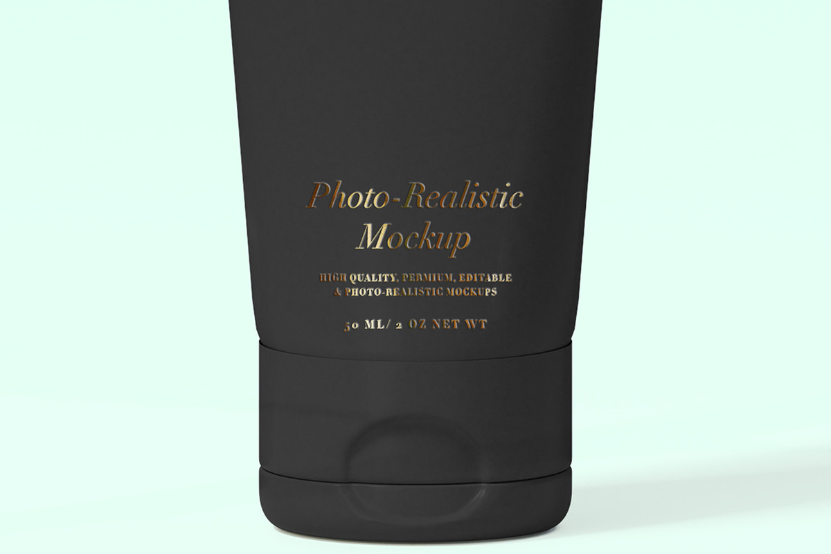 Cosmetic Tube Mockup Trio, a Packaging Mockup by Zumrod (Photo 7 of 11)