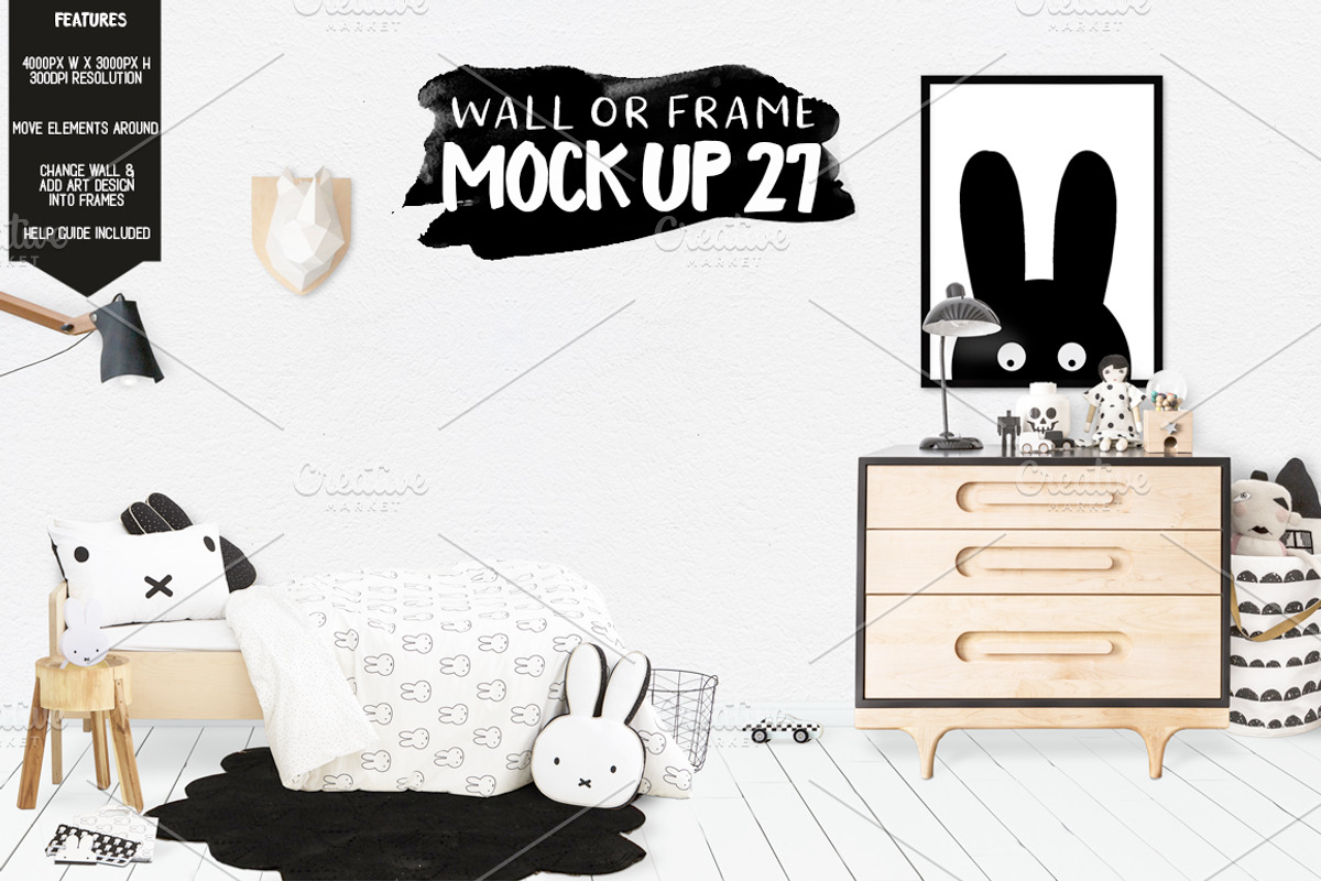 30 for $30 Kids Room MockUps + BONUS, a Product Mockup by Whimsicality (Photo 35 of 43)