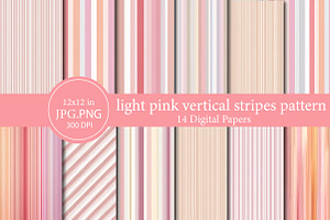 light pink vertical stripes pattern, an Illustration by Designworld