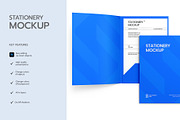 Stationery File Folder Mockup, a Merchandise Mockup by graphypix (Thumbnail 2 of 3)