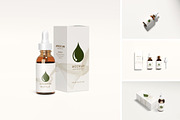 Dropper Bottle and Box Mockup, a Packaging Mockup by Pikachudesign (Thumbnail 1 of 5)