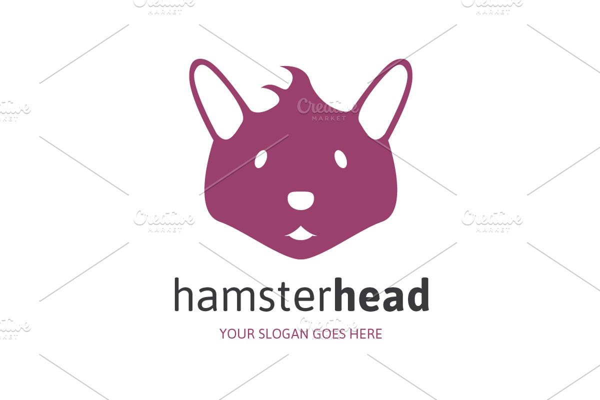 Hamster Head Logo, a Branding & Logo Template by MLJ studios (Photo 1 of 3)