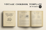 Vintage Cookbook Template CANVA, a Magazine Template by OrganizationOasisRo (Thumbnail 1 of 10)