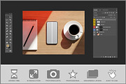 Smartphone Mockup and Coffee PSD, an iPhone Mockup by Bruno's Shop (Thumbnail 3 of 4)