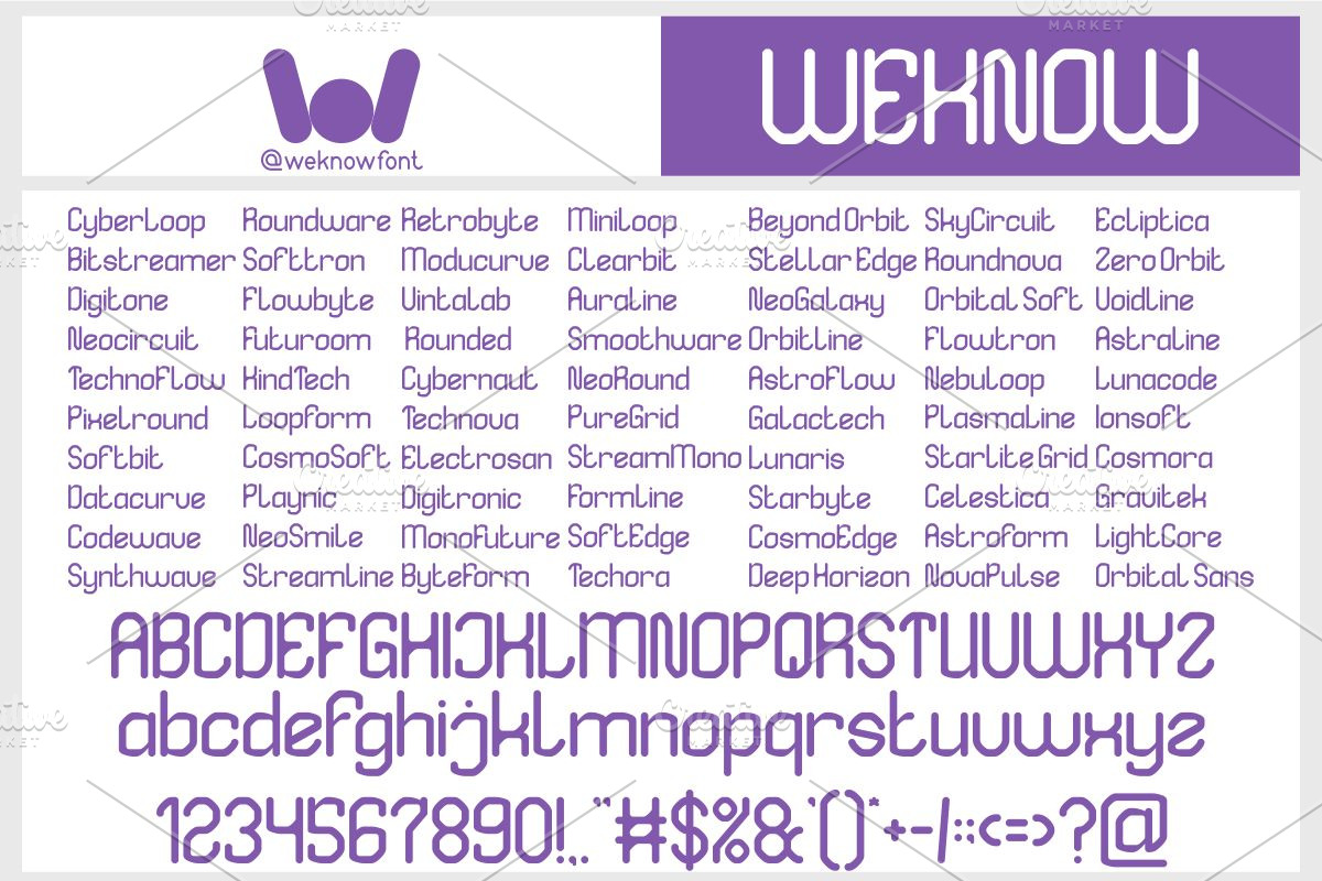 Edge of Galaxy font, a Font by weknow (Photo 5 of 8)