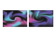 Dark Spectrum Glass Waves Background, a Background Graphic by Eltypesstudio (Thumbnail 4 of 11)