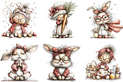 Whimsical Easter Funny Old Lady Clip, an Illustration by Designking (Thumbnail 5 of 5)