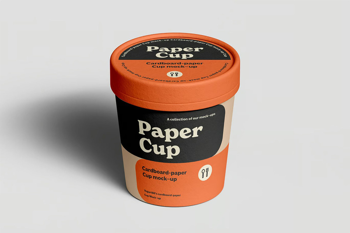 Cardboard Cup Mockup, a Cups & Container Mockup by zippypixelstudio (Photo 8 of 14)