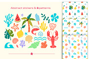 Summer Paradise Clip Art, a Seasonal Illustration by UnaAnya (Thumbnail 5 of 7)
