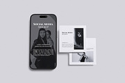 Social Media Mockup, an iPhone Mockup by Pikachudesign (Thumbnail 2 of 5)