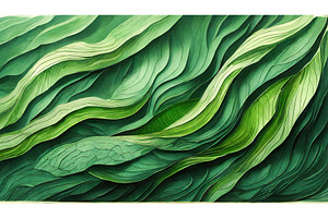 A lush green abstract pattern, an Abstract Photo by Igor Tichonow