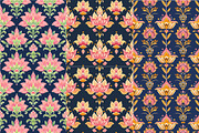 10 Pashmina Petals Seamless Patterns, a Pattern Graphic by Inknfolly (Thumbnail 3 of 6)