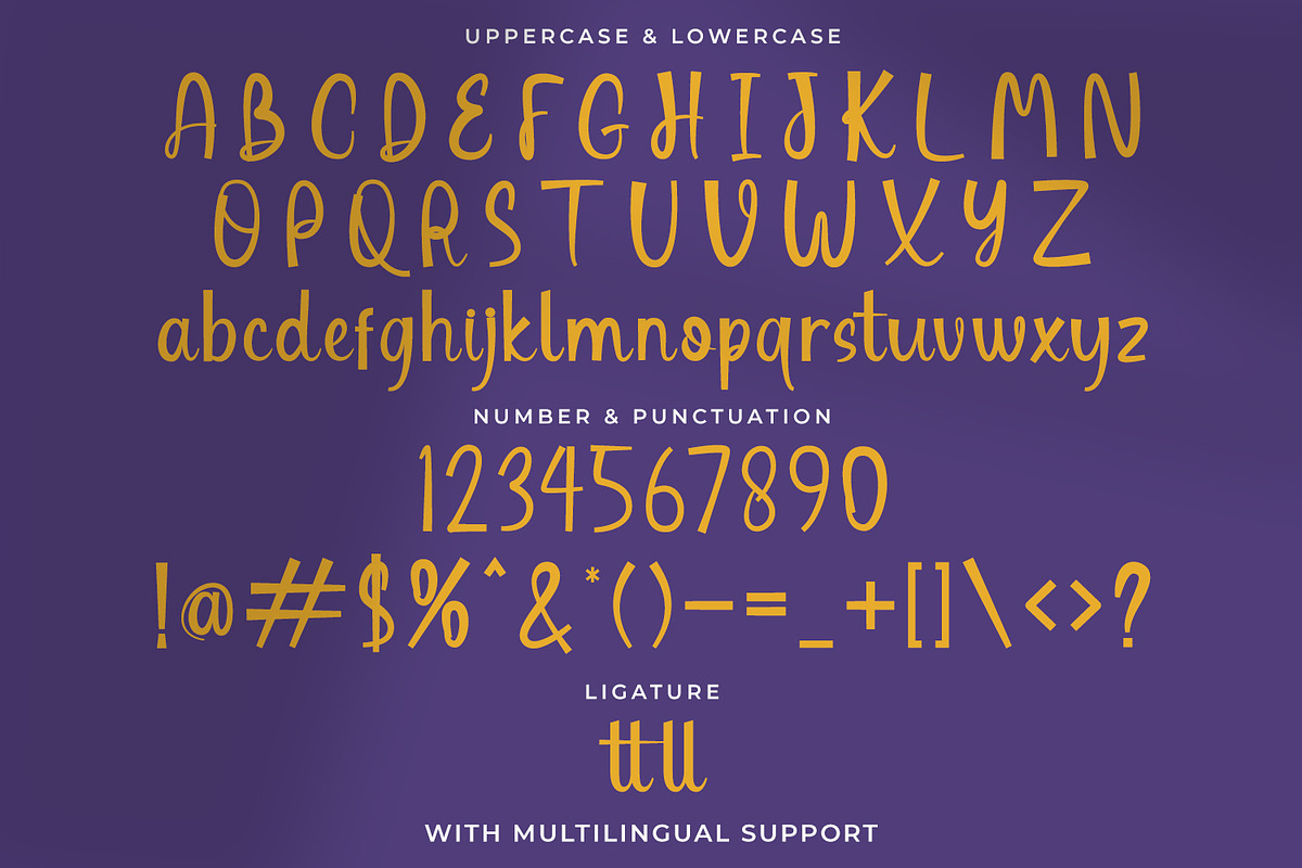 Aurelle Puttri - Handwritten Font, a Script Font by BlancaLab Studio (Photo 7 of 7)