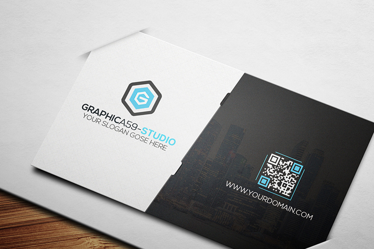 Corporate Business Card 01, a Business Card Template by graphica59 (Photo 3 of 5)