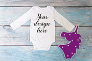 14 Bodysuit Mockup Bundle., a Print Template by MockupMarket (Thumbnail 8 of 15)
