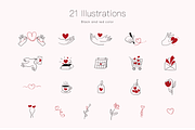 Valentine's day hand drawn icon, an Outline Icon by Poturemskaya.design (Thumbnail 3 of 5)