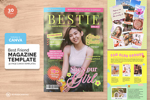 Best Friend Magazine Template