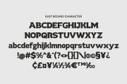 East Bound Font, a Sans Serif Font by Modikstype (Thumbnail 6 of 7)