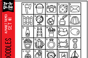 Alphabet Doodle Font 1, a Handwritten Font by Zip-A-Dee-Doo-Dah Designs (Thumbnail 2 of 2)