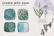 Ink & Watercolor Procreate Brushes, a Brush Add-On by Wooly Pronto (Thumbnail 8 of 9)
