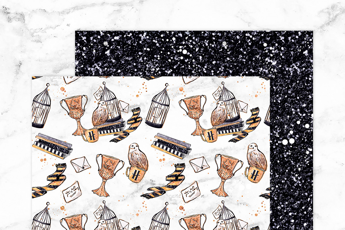 Magician Movie Paper Pack, a Pattern Graphic by Frou Fou Craft (Photo 6 of 9)