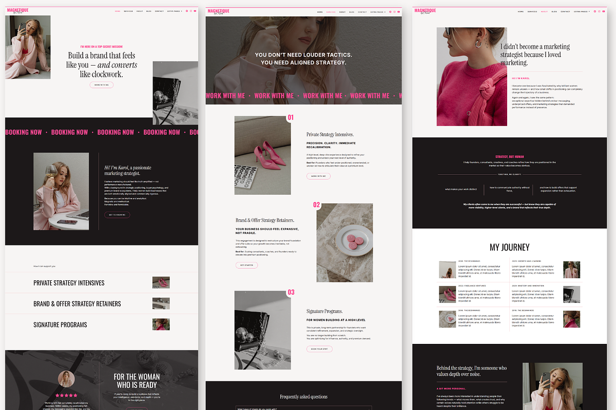 Magnetique |WordPress, Elementor pro, a WordPress Template by DesignWithCris (Photo 4 of 5)