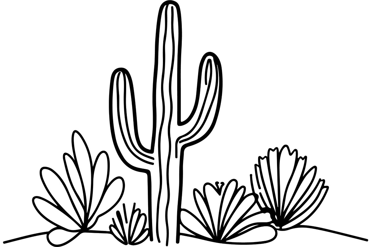 Desert Cactus SVG Bundle, an Object Graphic by Designer_Momina (Photo 15 of 16)