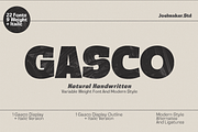 Gasco, a Sans Serif Font by joelmaker (Thumbnail 2 of 23)