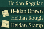 Heidan Vintage, a Serif Font by Craft Supply Co. (Thumbnail 6 of 8)