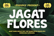 Jagat Flores – Bold Retro Display