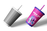Drink Cup Mockup, a Cups & Container Mockup by Designbuys (Thumbnail 3 of 3)